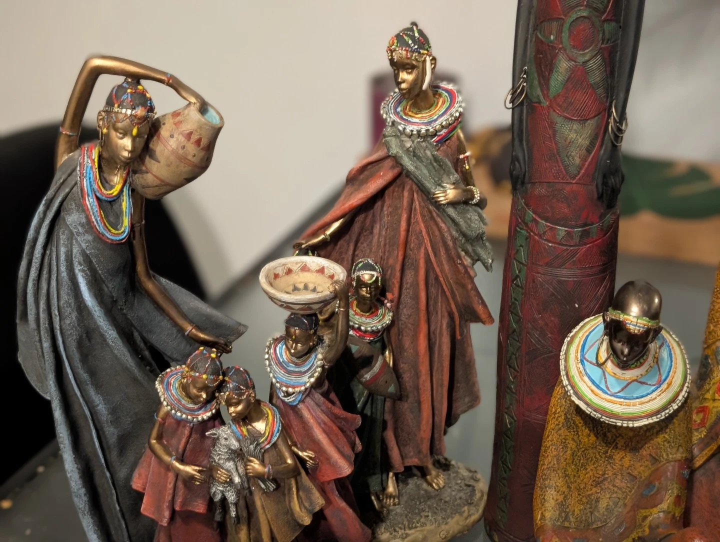 Black historic figurines