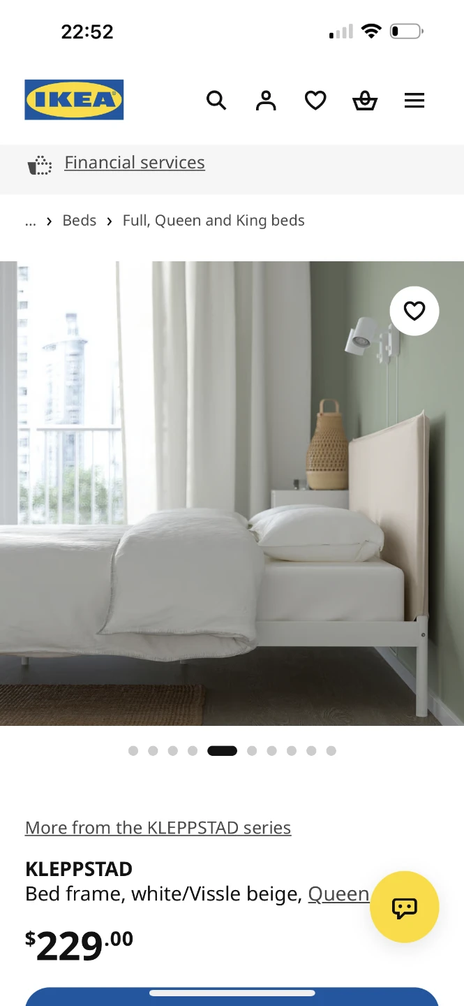 IKEA KLEPPSTAD Queen Bed Frame - photo 4