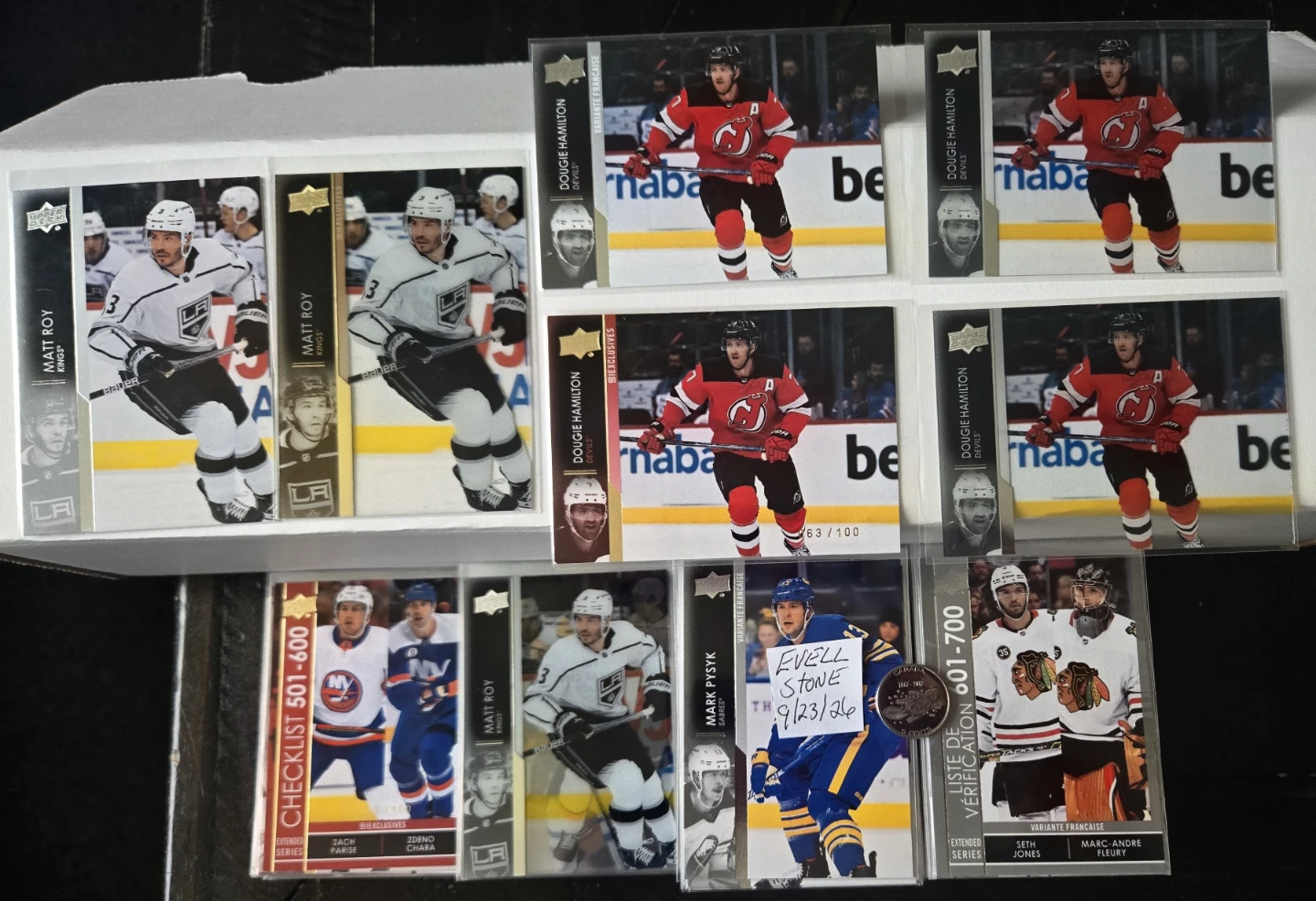 Large Collection of Upper Deck NHL Hockey Cards