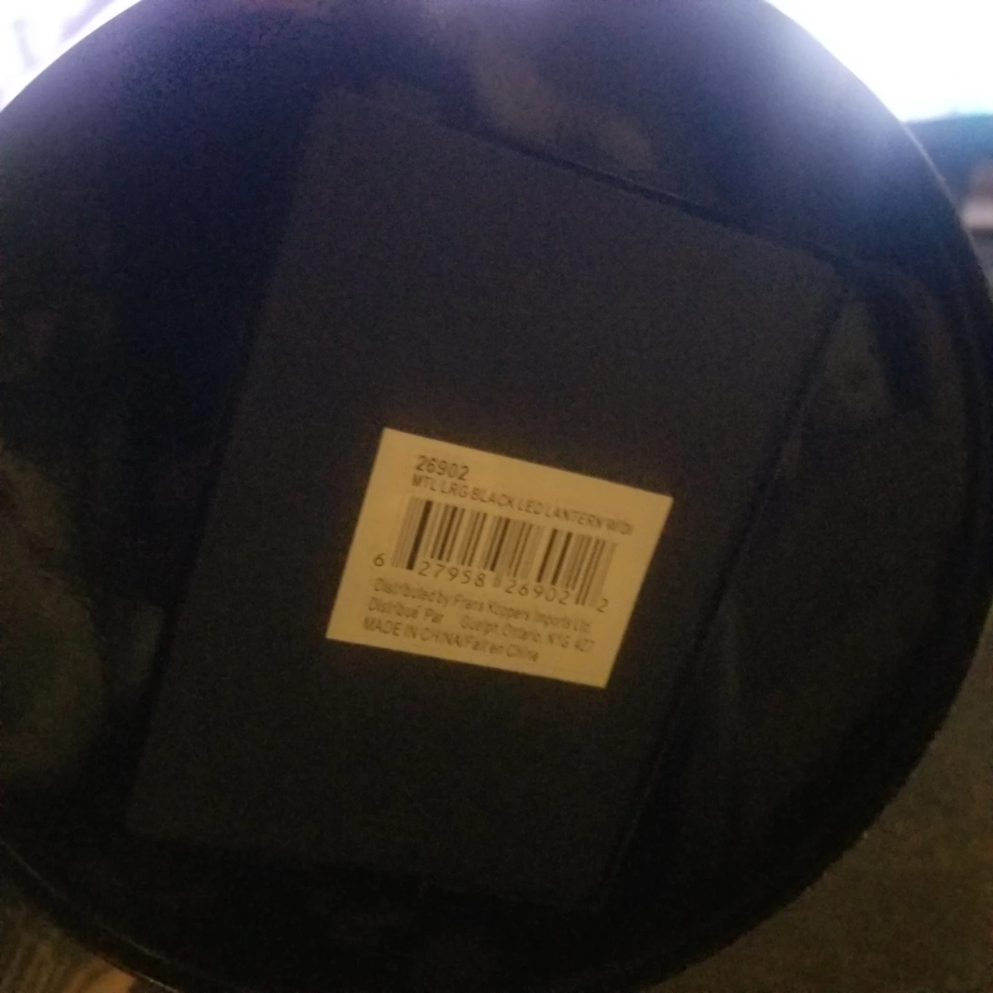 Black Large LED Lantern - photo 2