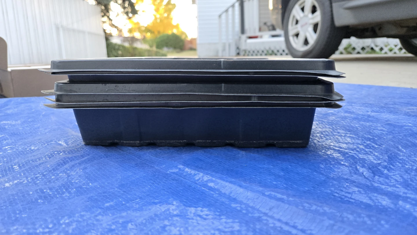 Set of 5 Plastic Seed Starting Trays - photo 3