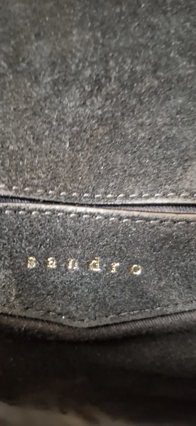 Sandro Black Suede Shoulder Bag - photo 3