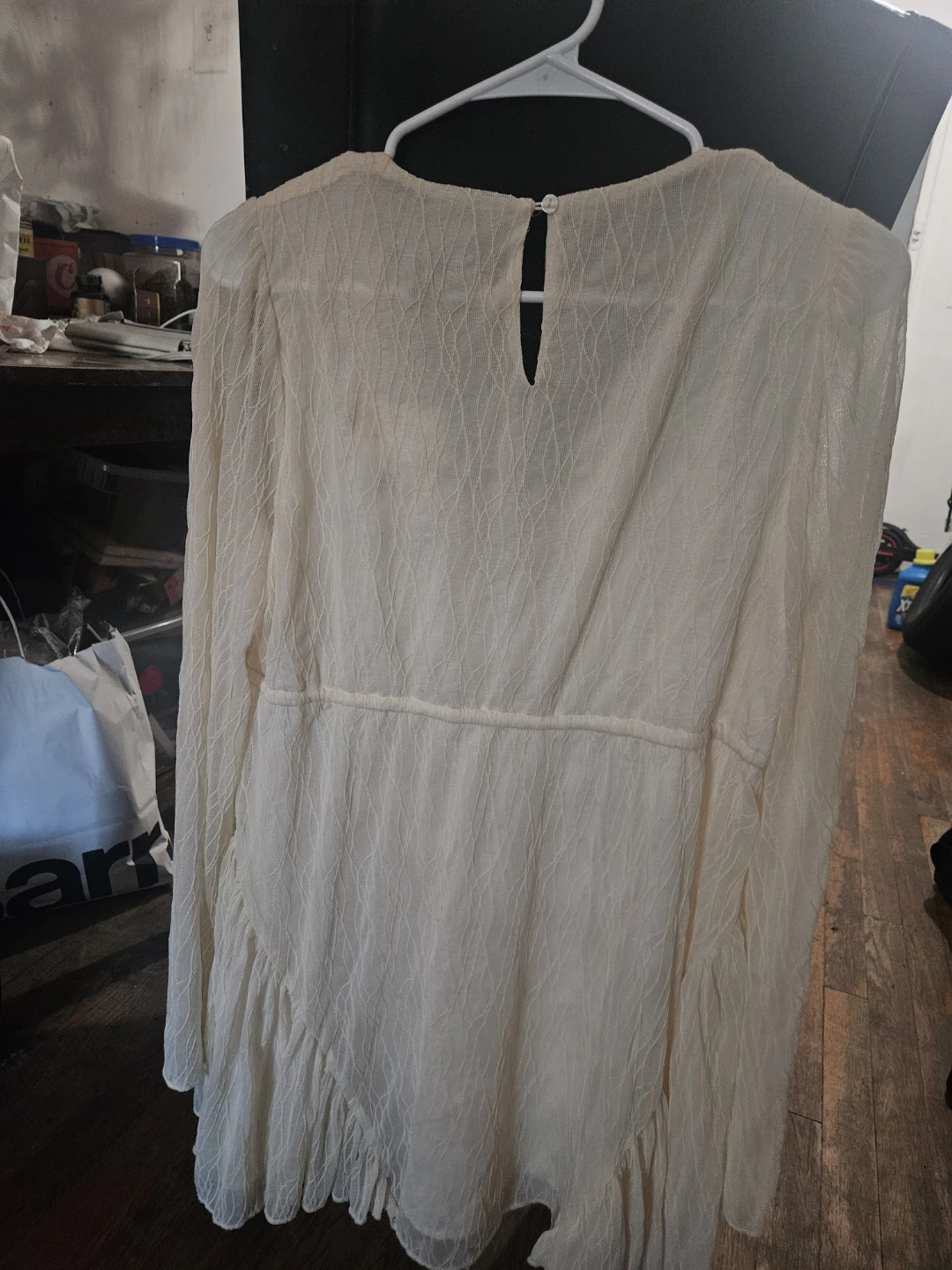 Forever 21 Cream Textured Mini Dress - photo 2