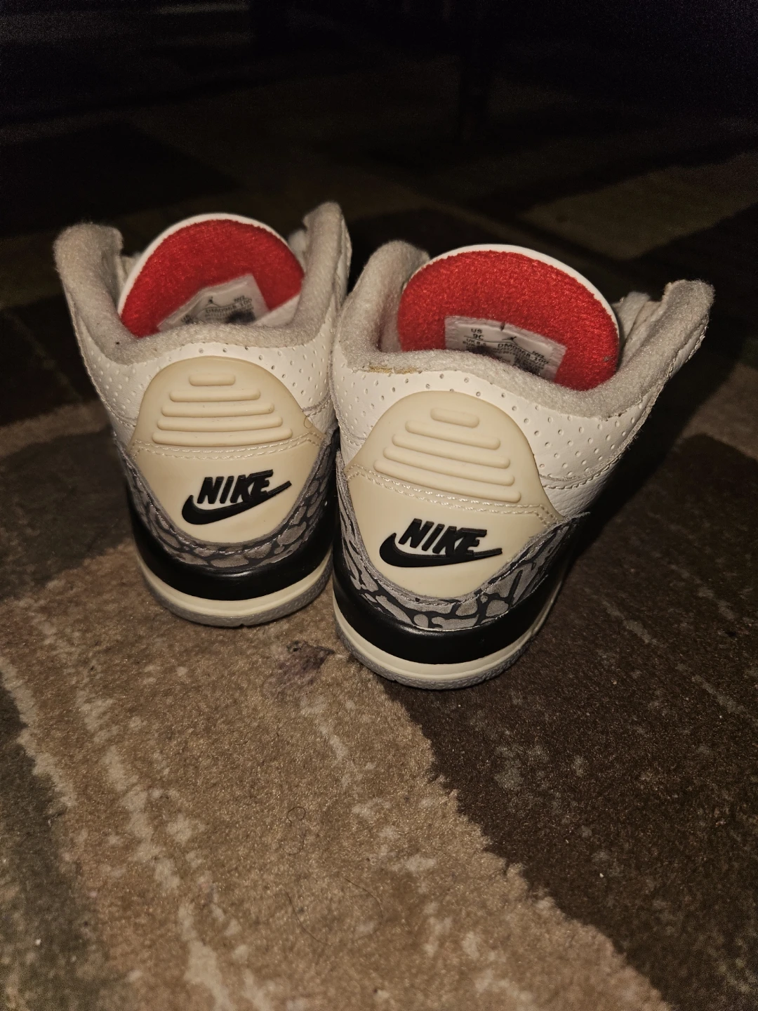 Nike Jordan 3 Retro Toddler Size 9C - photo 3