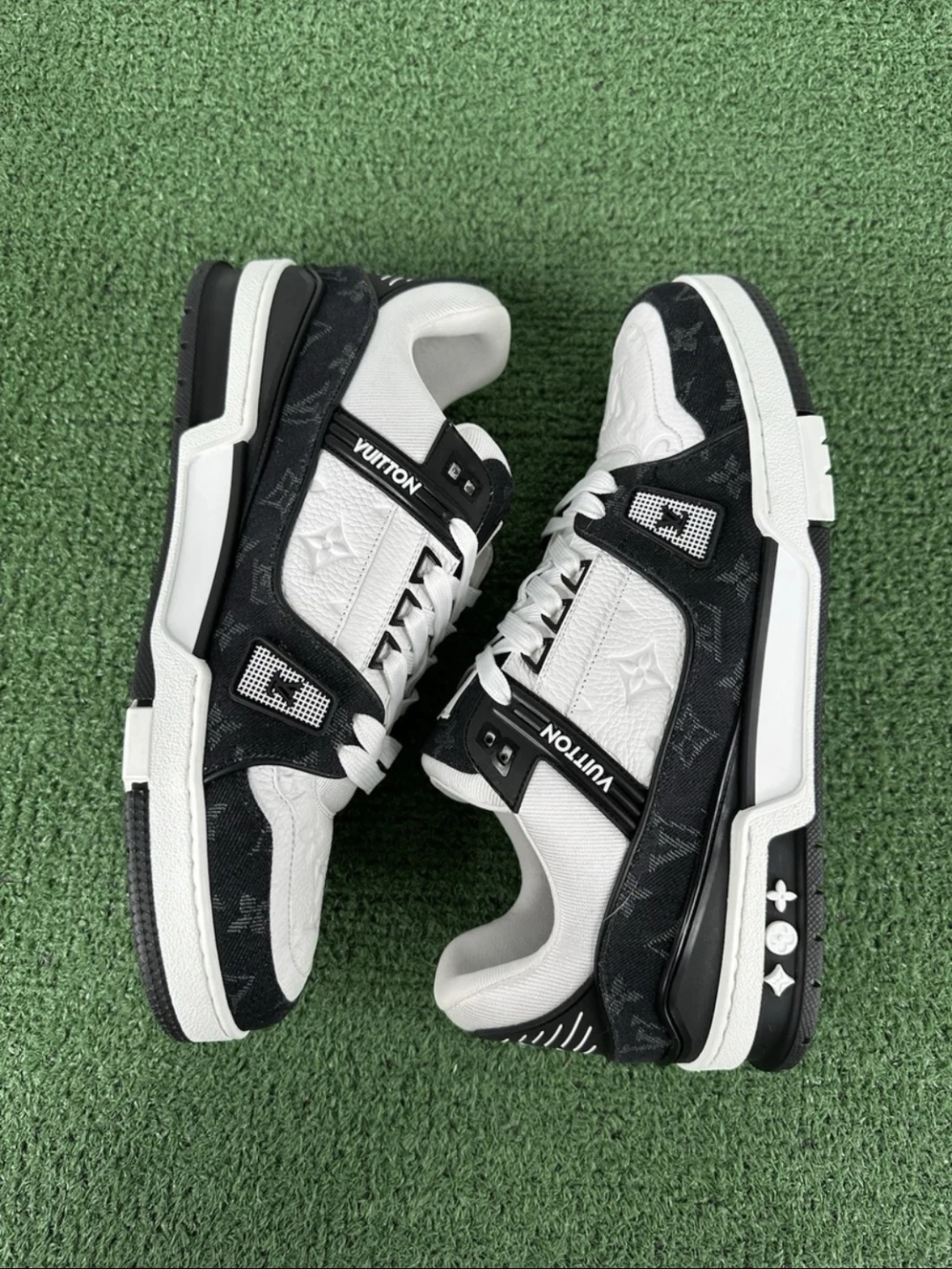 Louis Vuitton LV Trainer Sneakers Black and White