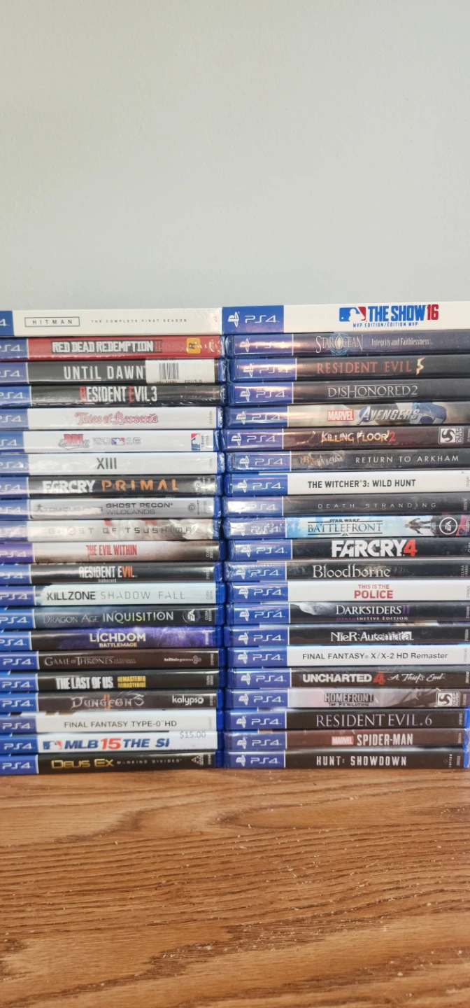 Assorted PlayStation 4 Video Games
