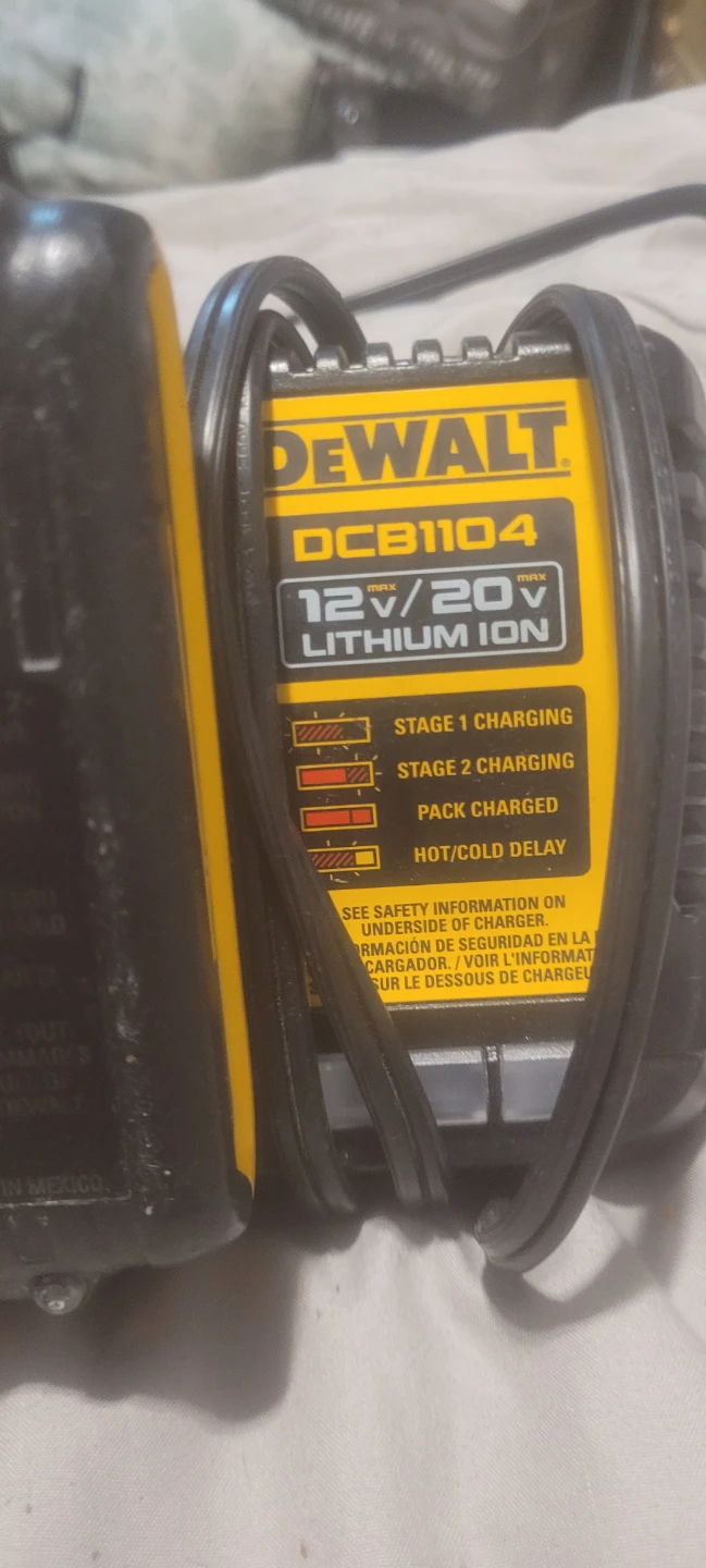 DeWalt DCB1104 Charger and Battery - photo 2