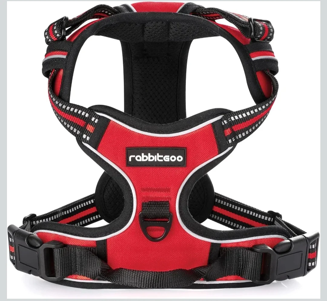Rabbitgoo Dog Harness Size Small and Large Yellow Leash