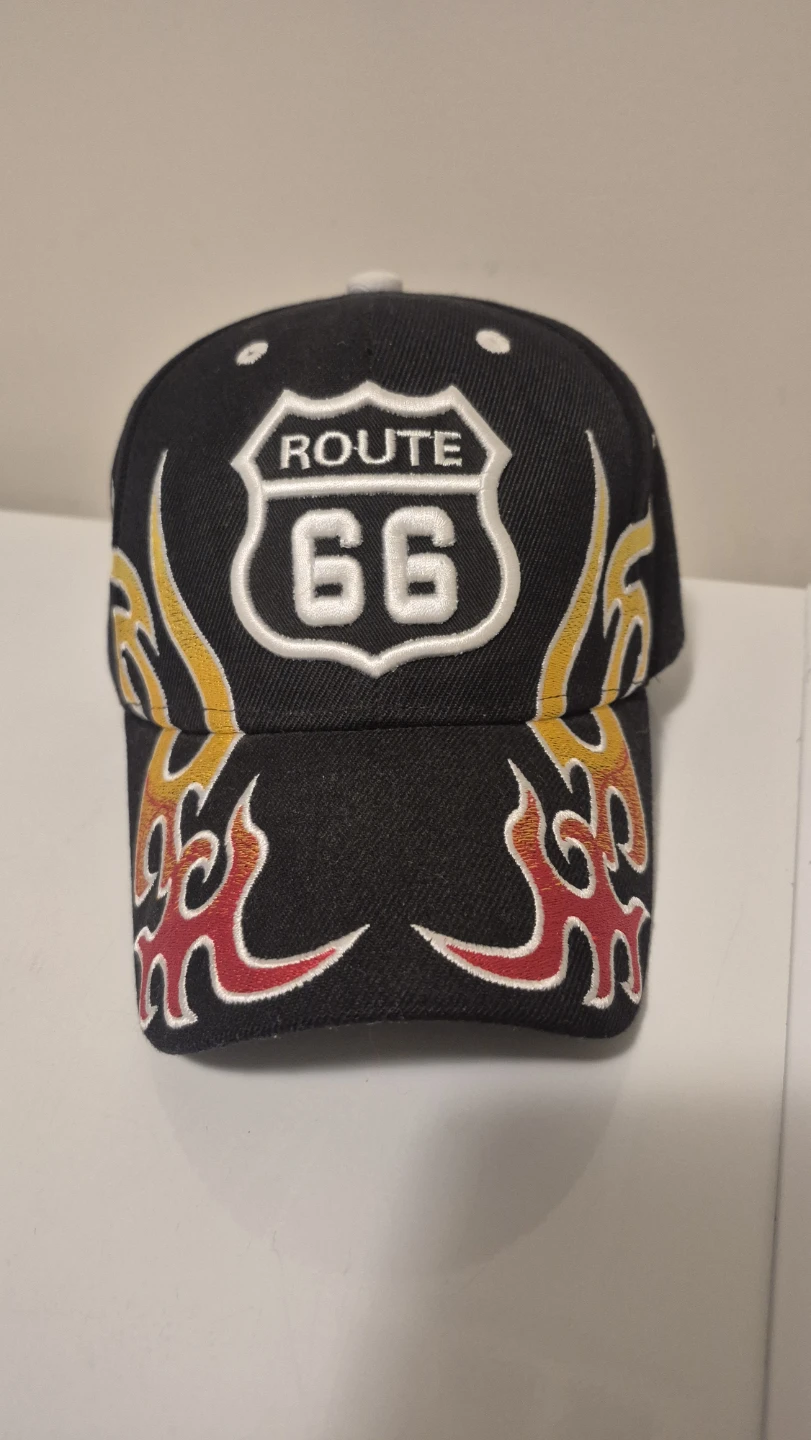 Route 66 Embroidered Baseball Cap 🏈