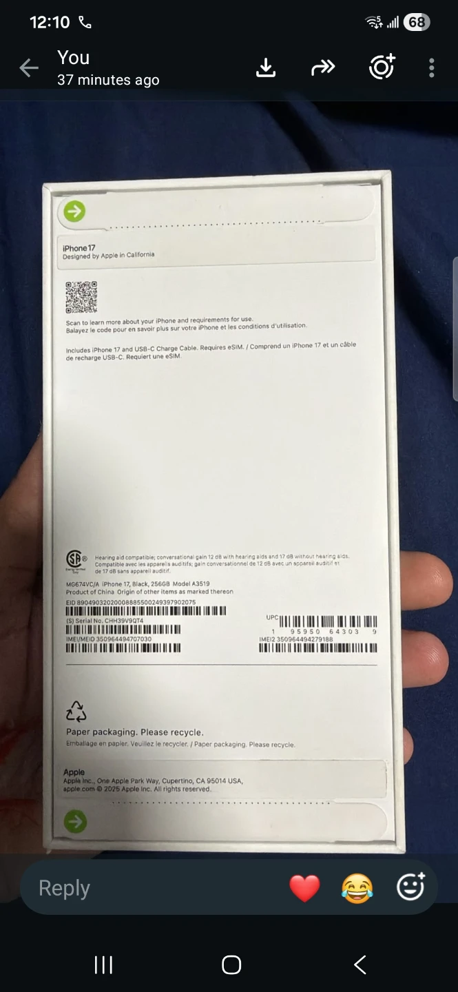 Apple iPhone 17 256GB Black - photo 2