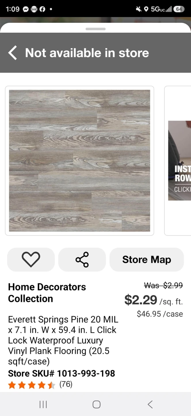 Home Decorators Everett Springs Pine Vinyl Plank Floor