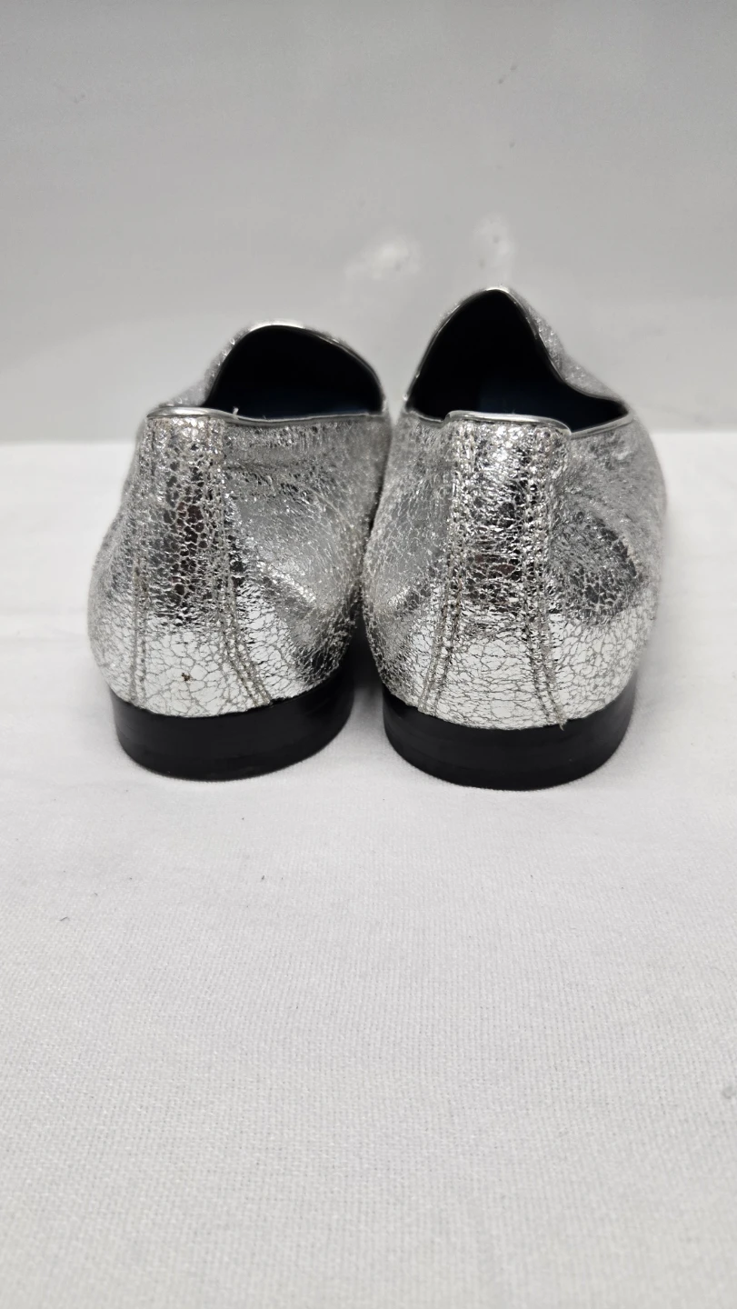 ALDO Silver Glitter Faux Leather Slip-On Loafer - photo 5