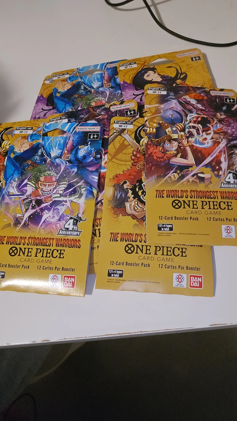 One Piece Card Game OP-17 Booster Packs