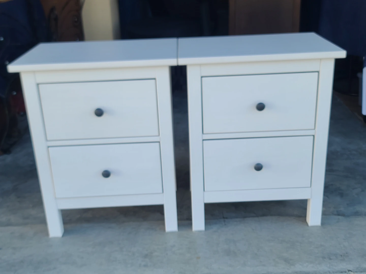 IKEA Hemnes 2-Drawer Nightstands - Pair