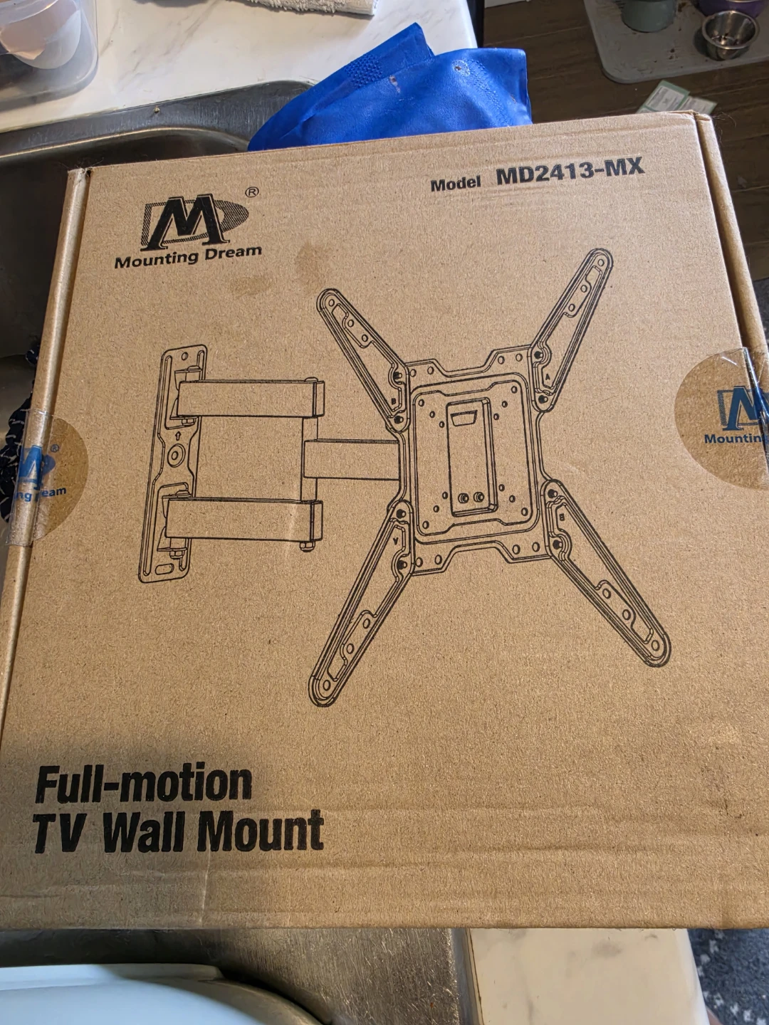 BNIB Mounting Dream Full-motion TV Wall Mount MD2413-MX - photo 4