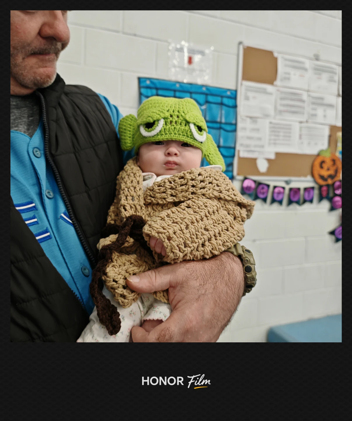 Crocheted Baby Yoda Costume 3m - photo 4