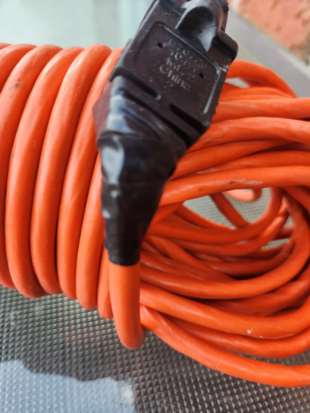 Orange Extension Cord-50 foot plus, Used - photo 3