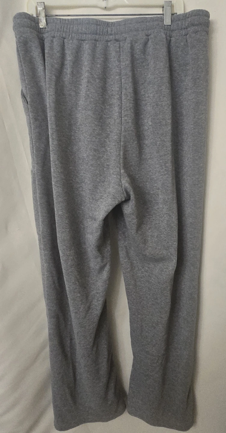 Men's Fleece Grey Track Pants.  2XL. EUC. - photo 2