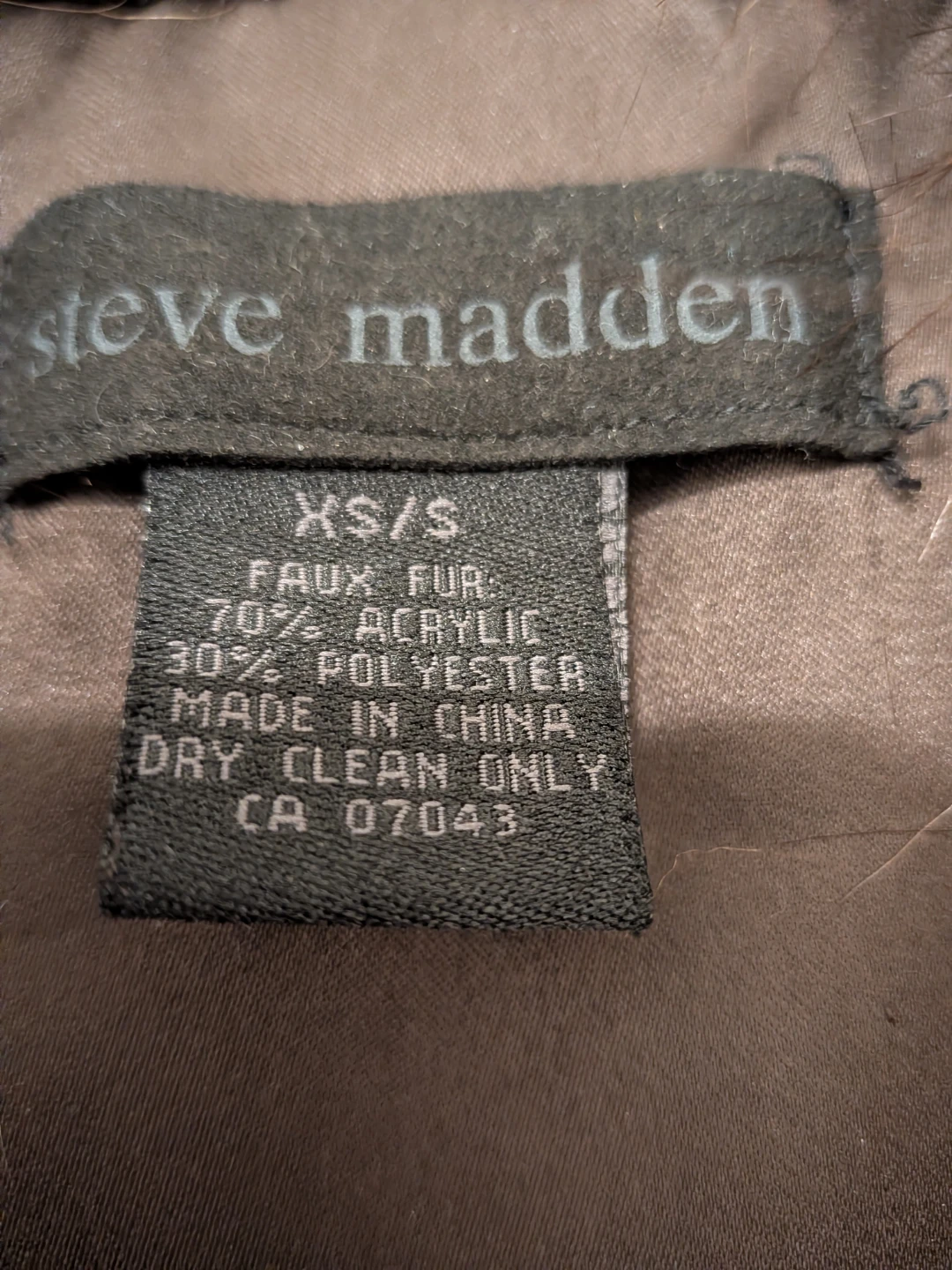 Steve Madden Faux Fur Vest XS/S - photo 3