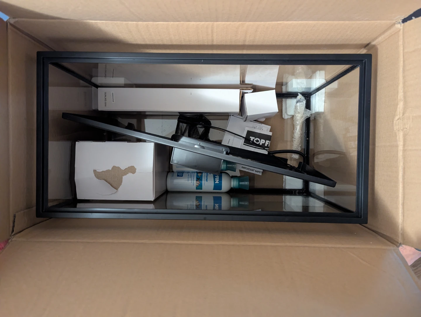 Top Fin 10 Gallon Aquarium Starter Kit - Openbox Unused