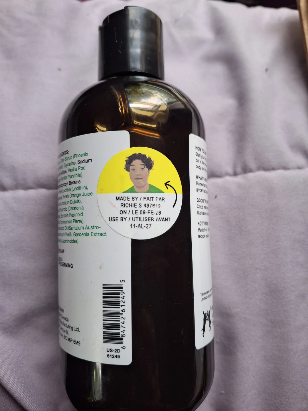 LUSH Sticky Dates Shower Gel 250ml - photo 5