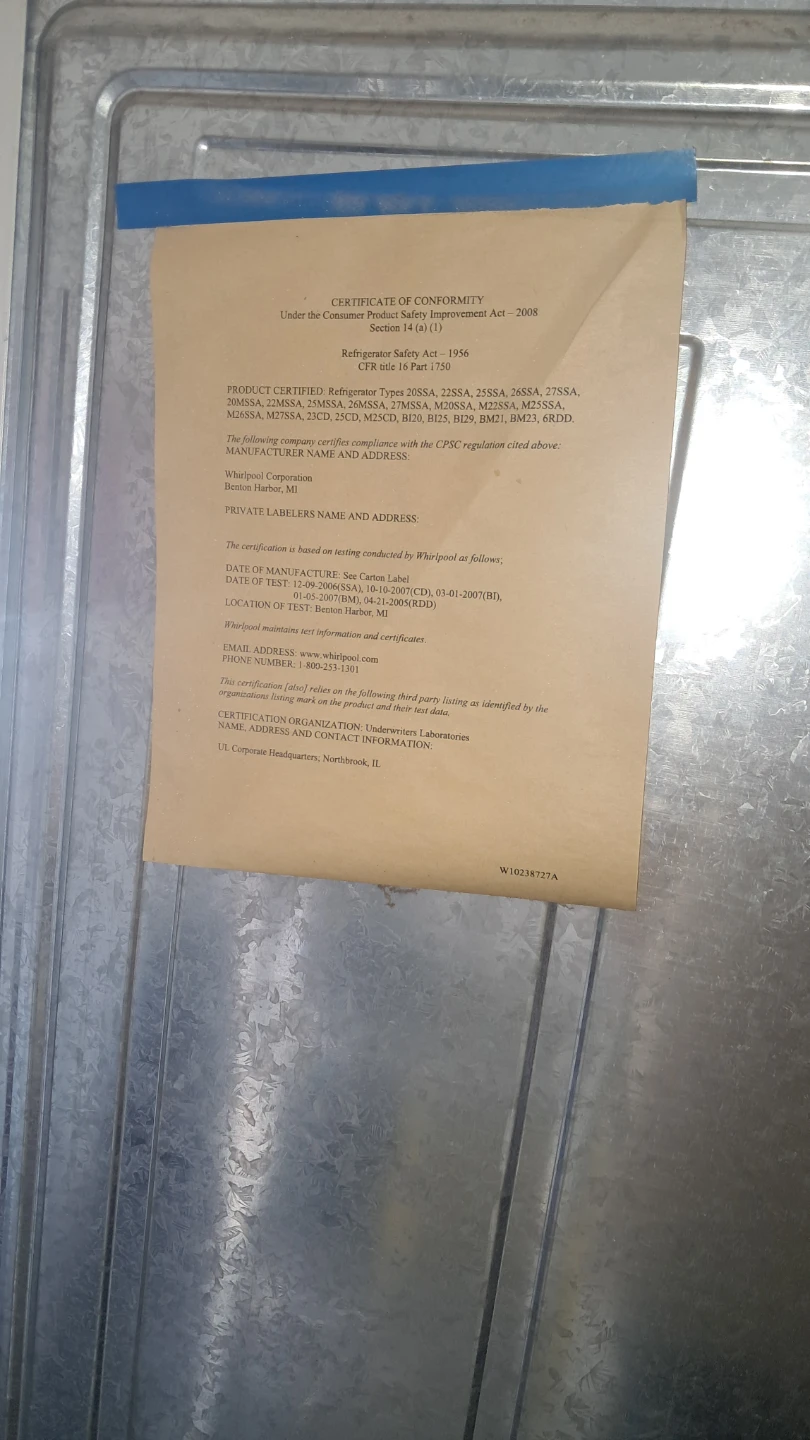 Whirlpool Upright Freezer - photo 3