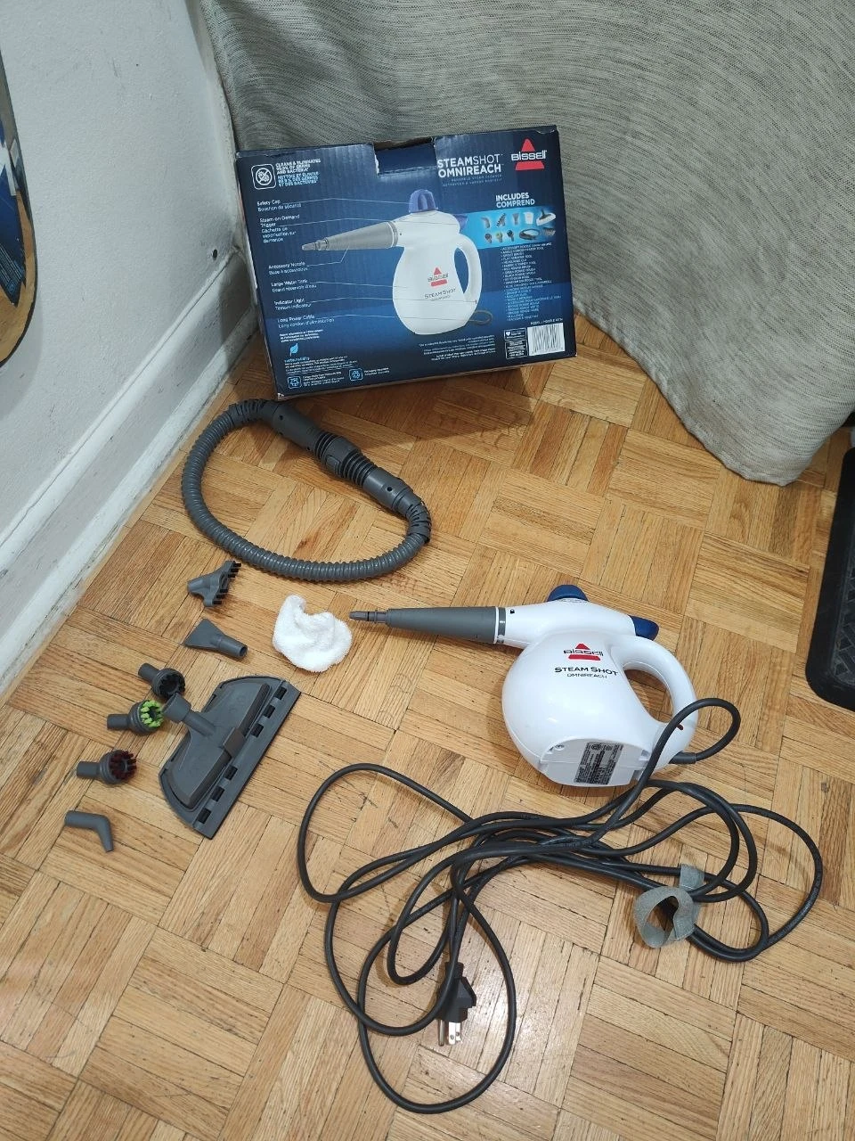 BISSELL Steam Shot OmniReach Handheld Steam Cleaner & Sanitizer - photo 3