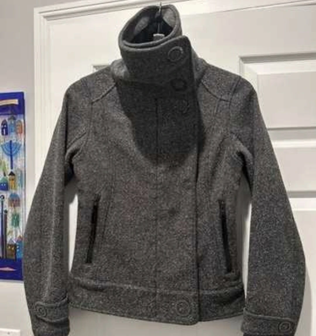 Lululemon Grey Wool Blend Jacket