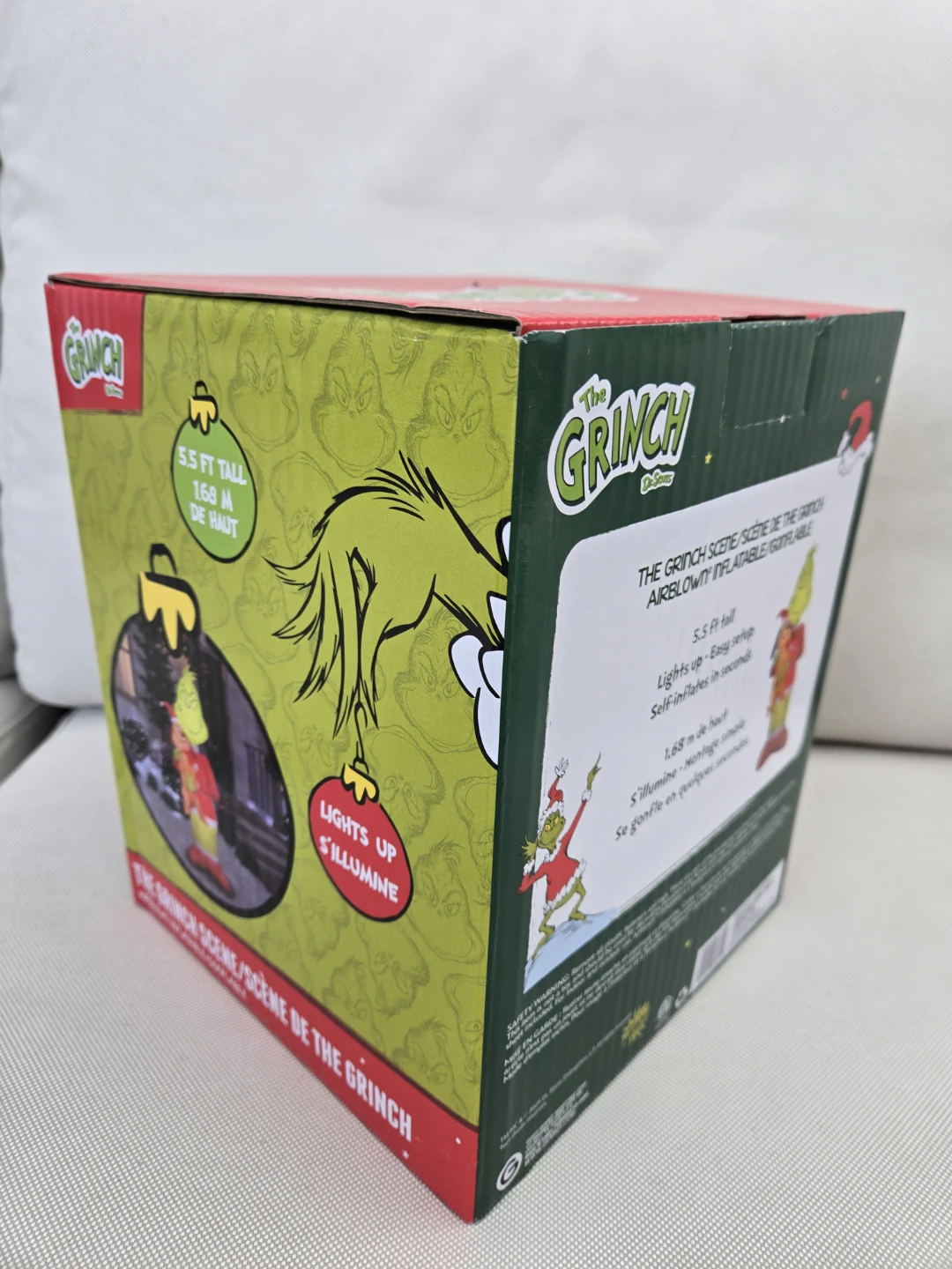 Brand new Christmas inflatable the grinch 5.5ft tall - photo 5