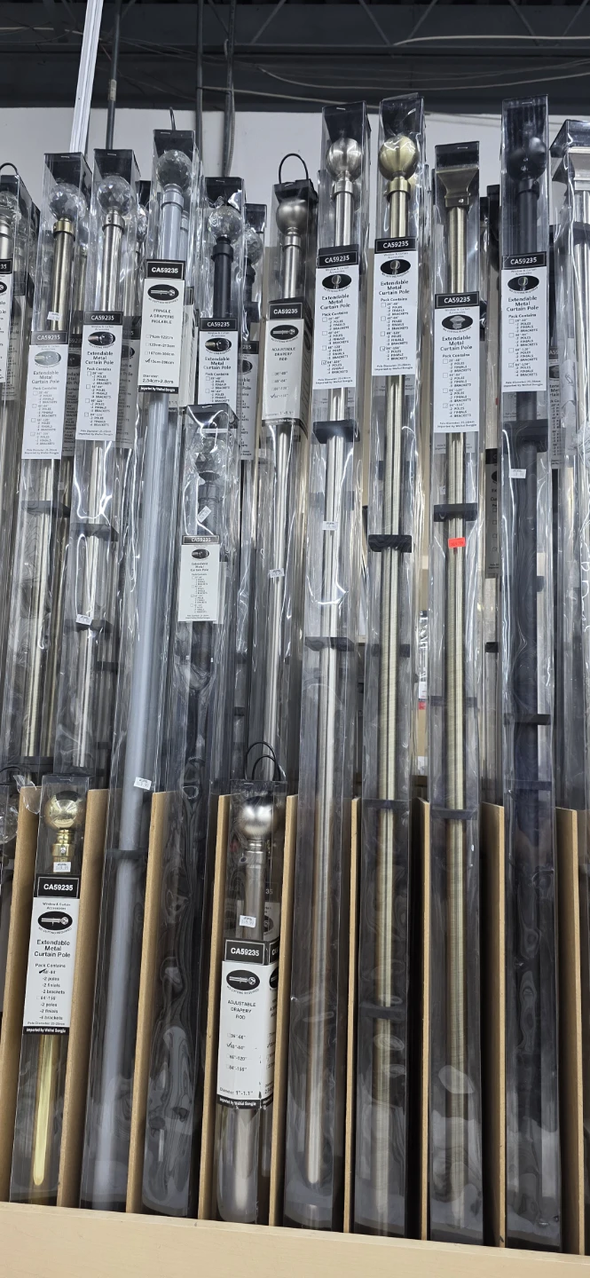 Extra Long Extendable curtain rod set - photo 2