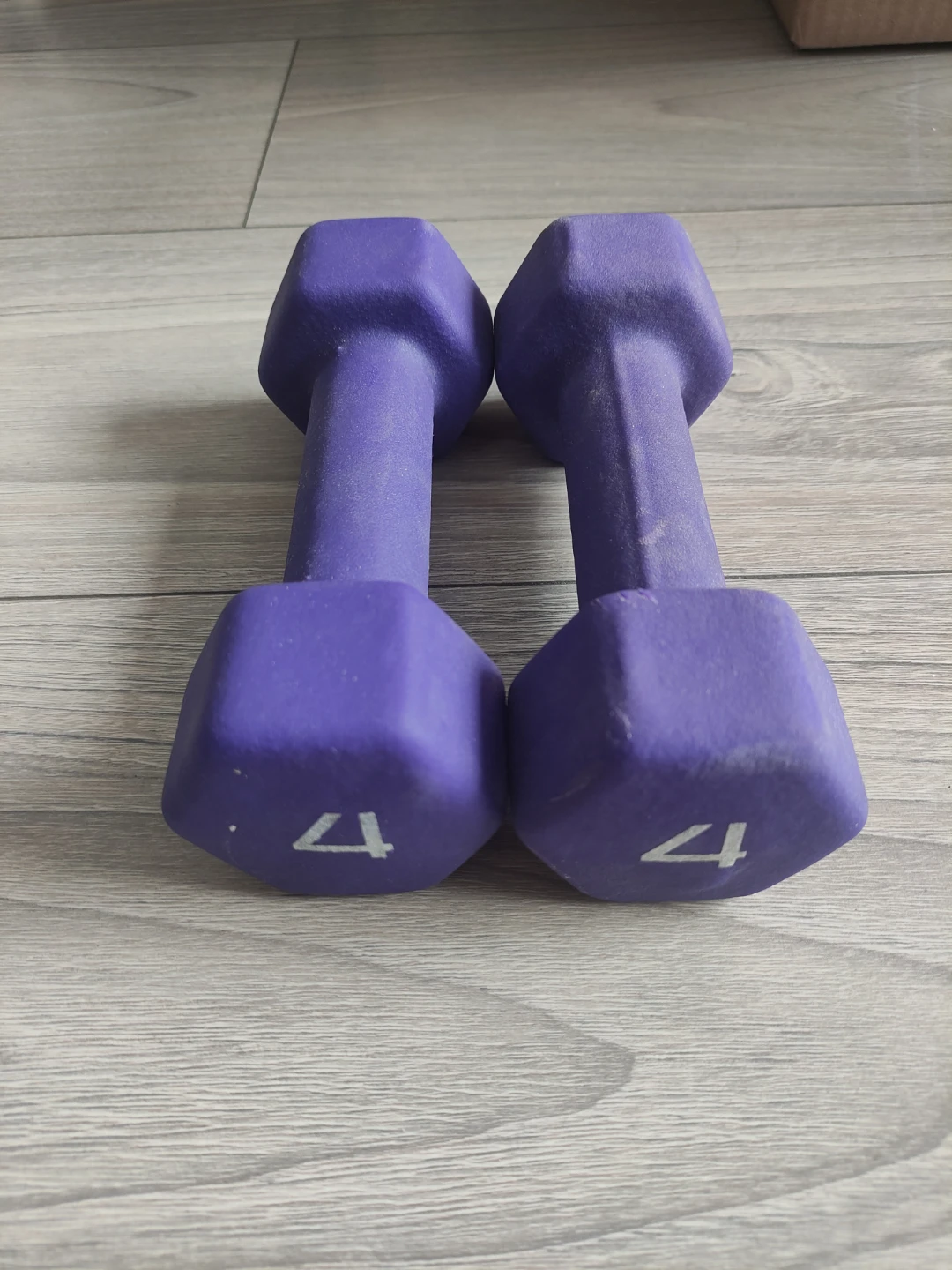 4lb Purple Vinyl Dumbbell Pair 🏈