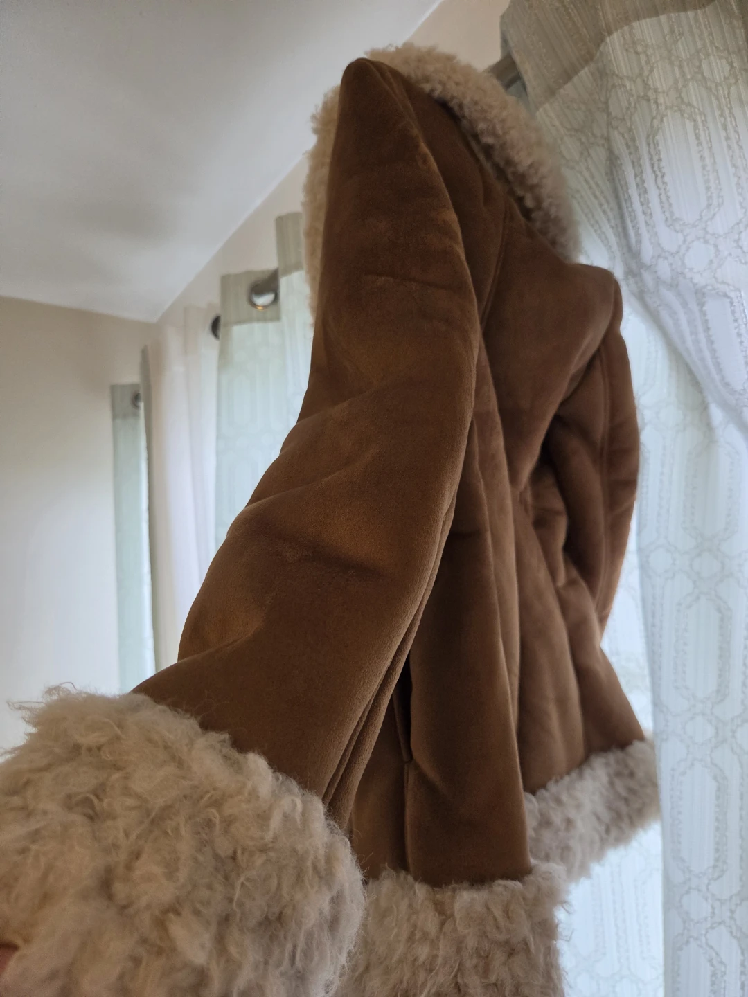 Garage Faux Shearling Suede Coat - photo 4