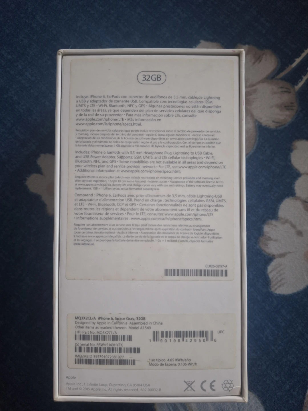 Apple iPhone 6 32GB Box - photo 2