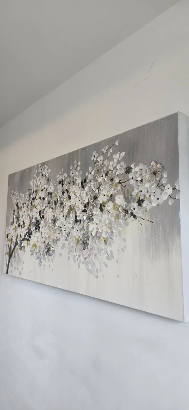 Cherry Blossom Canvas Painting - photo 3