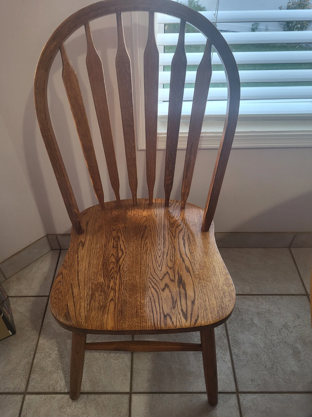 Oak Dining Table Set with 4 Chairs - photo 4