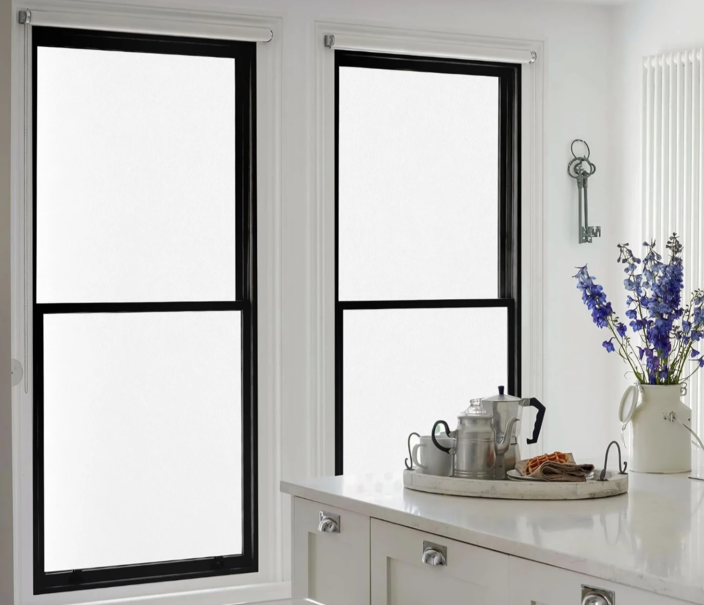 Privacy Window Film, Static Cling - White 17.5"x78.7" - photo 2