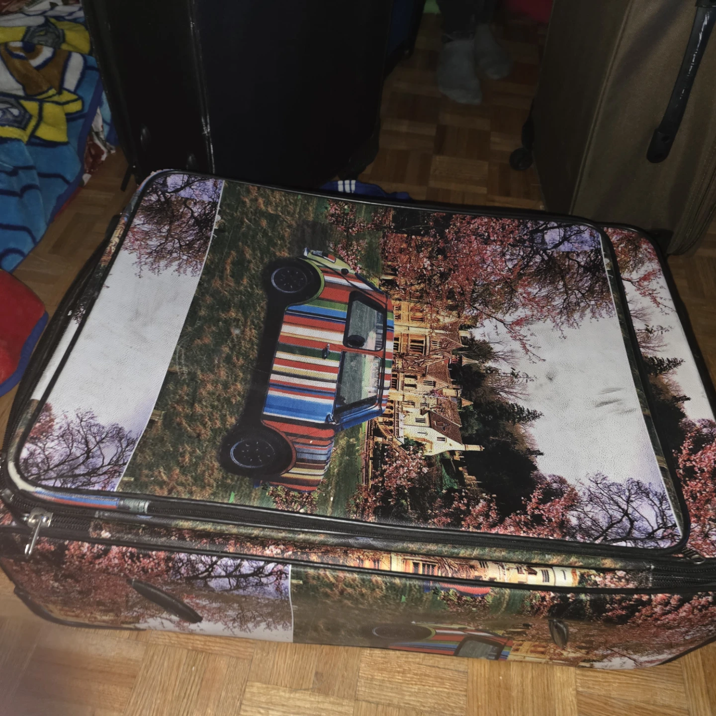 Paul Smith Mini Cooper Print Suitcase