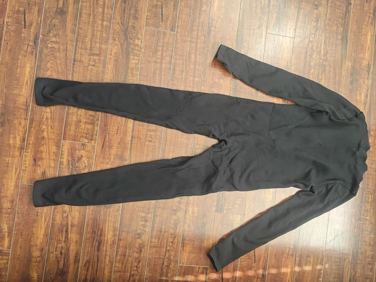 Sunzel Black Ribbed Jumpsuit Size M - photo 3
