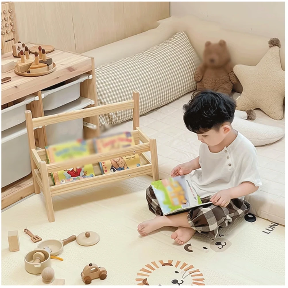 Solid Wood Children's Book Rack - photo 4