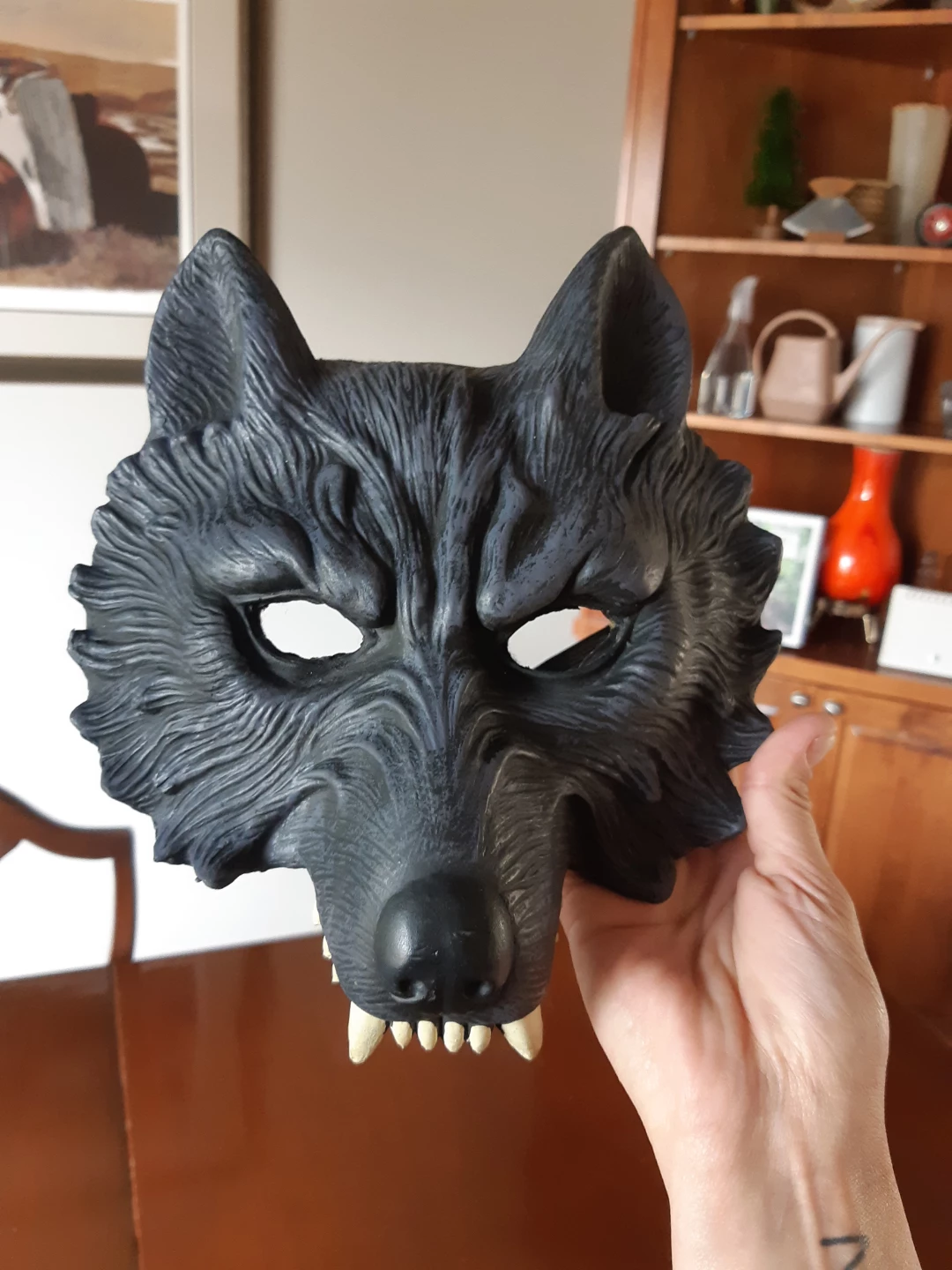 Party City Werewolf half face Mask - photo 3