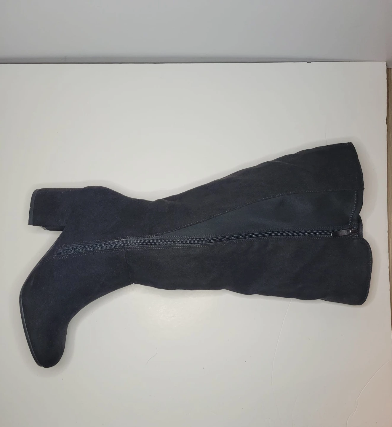 Black Over-the-Knee Boots Size 6.5W - photo 4