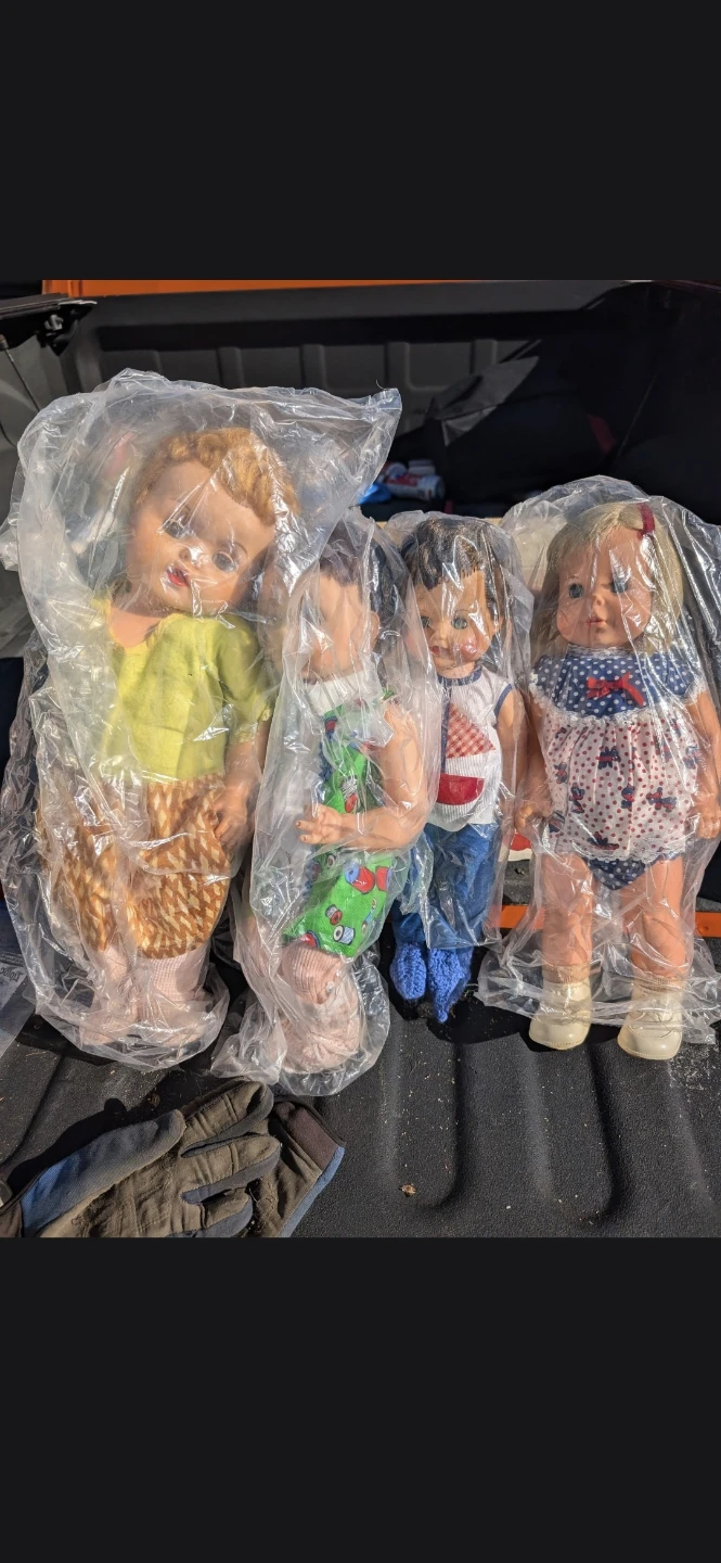 Set of four vintage dolls  / Effanbee