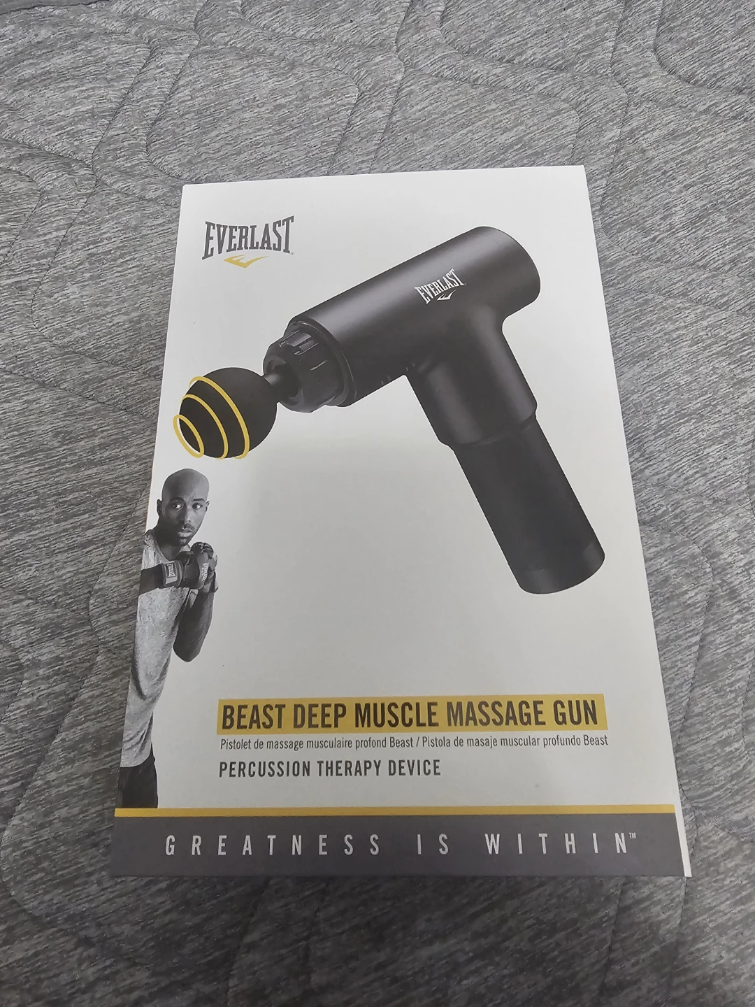 EVERLAST Beast Deep Muscle Massage Gun, Black 💪 🏈