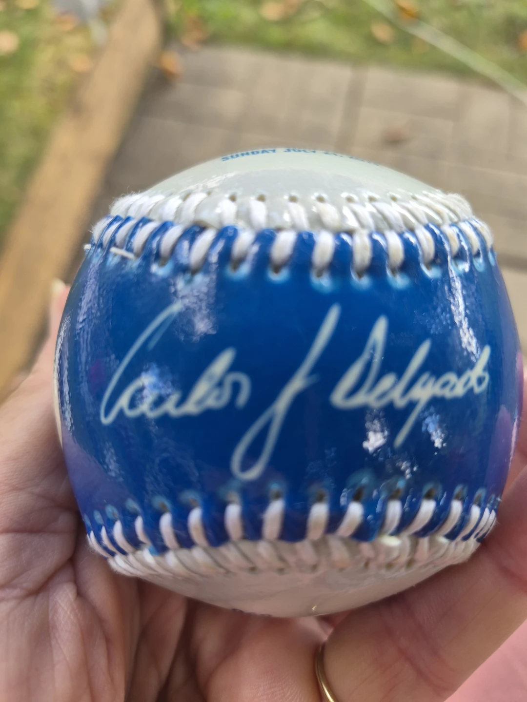 Carlos Delgado Toronto Blue Jays Limited Edition Baseball - photo 3
