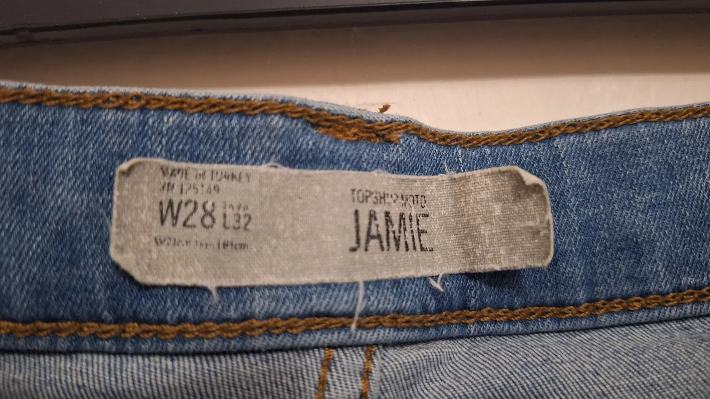Topshop Moto Jamie Jeans Size W28 L32 - photo 3