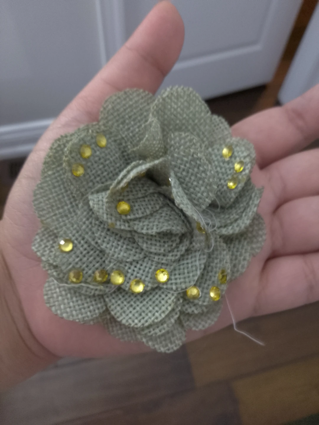 Burlap Flower Accessory 🏈