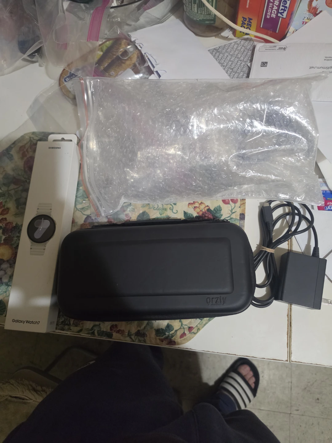 Nintendo Switch Oled with Games, Charger/ Samsung galaxy Watch 7 - photo 2