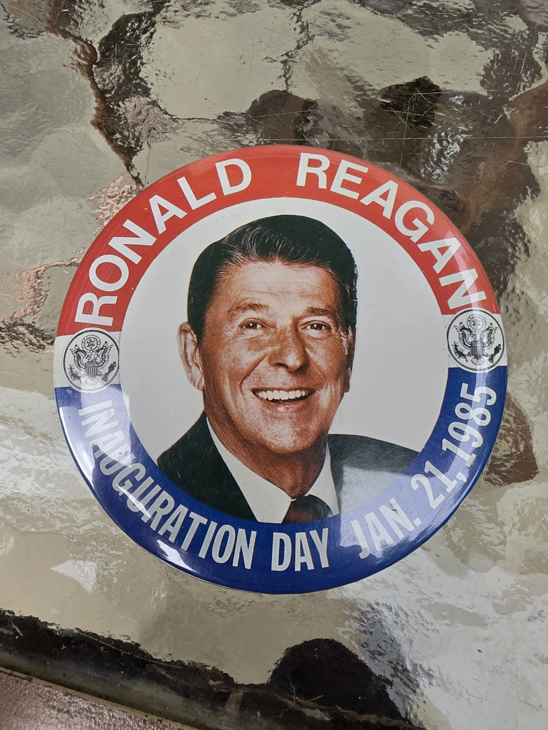 Ronald Reagan 1985 Inauguration Pinback Button
