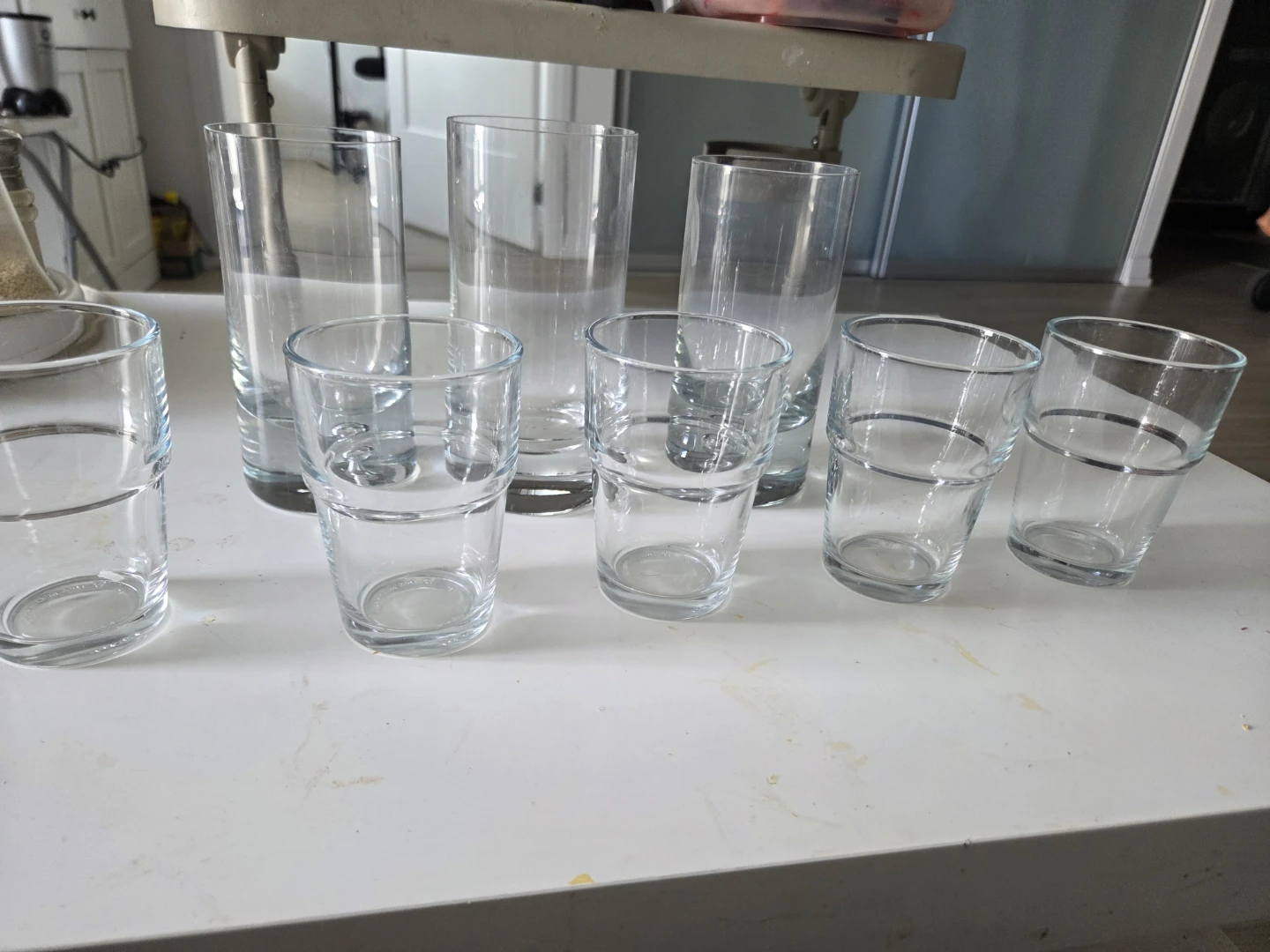 Set of 7 IKEA clear glass tumblers - photo 5