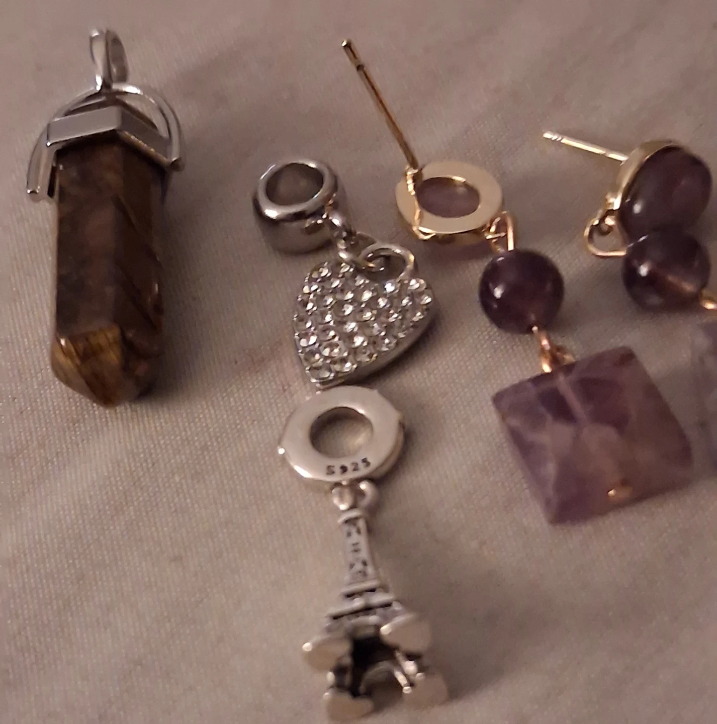 Assorted Jewellery Charms and Earrings